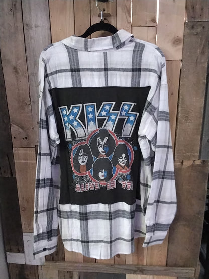 KISS Patchwork Flannel Size XS