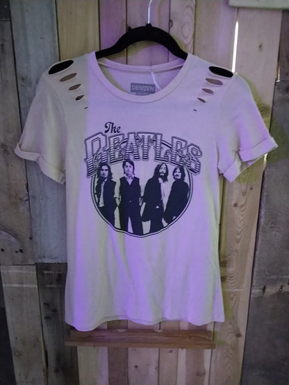 The Beatles Denizen Cut Up T-shirt Size XS