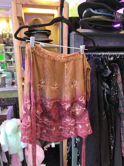 Shoreline one size 2pc boho top and skirt
