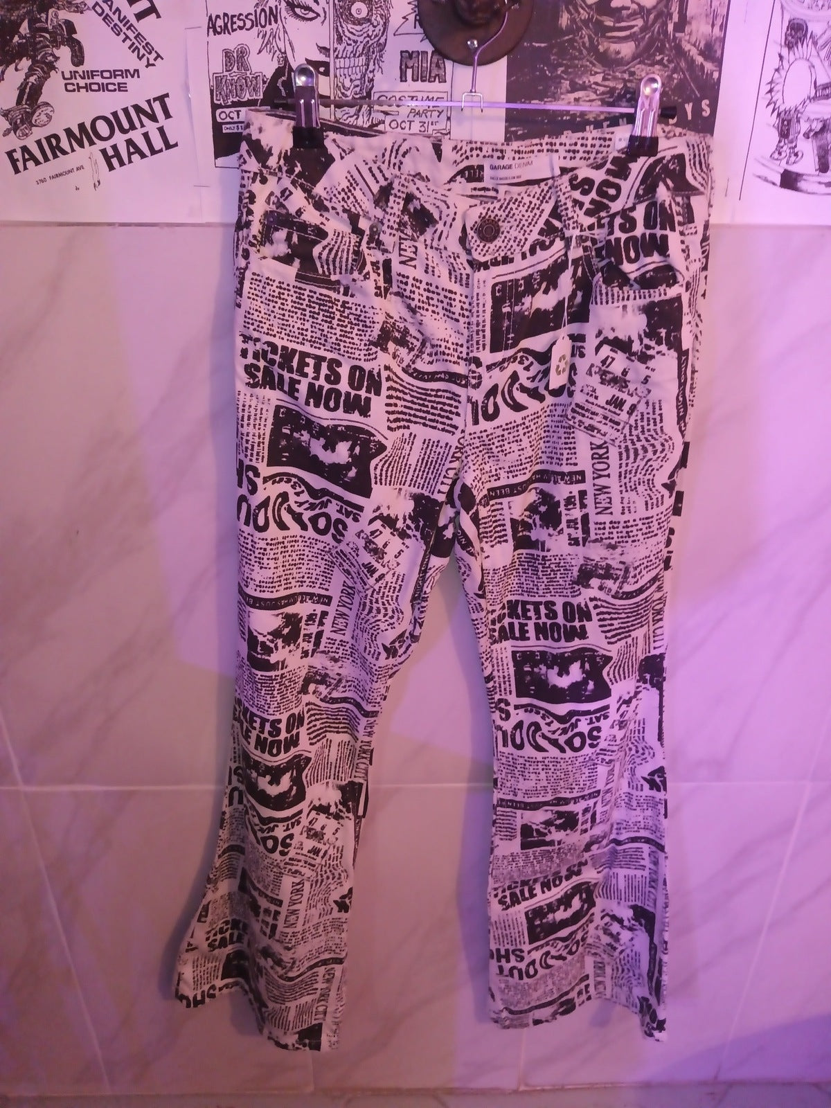 Garage Denim Size 3/26 Newsprint Jeans