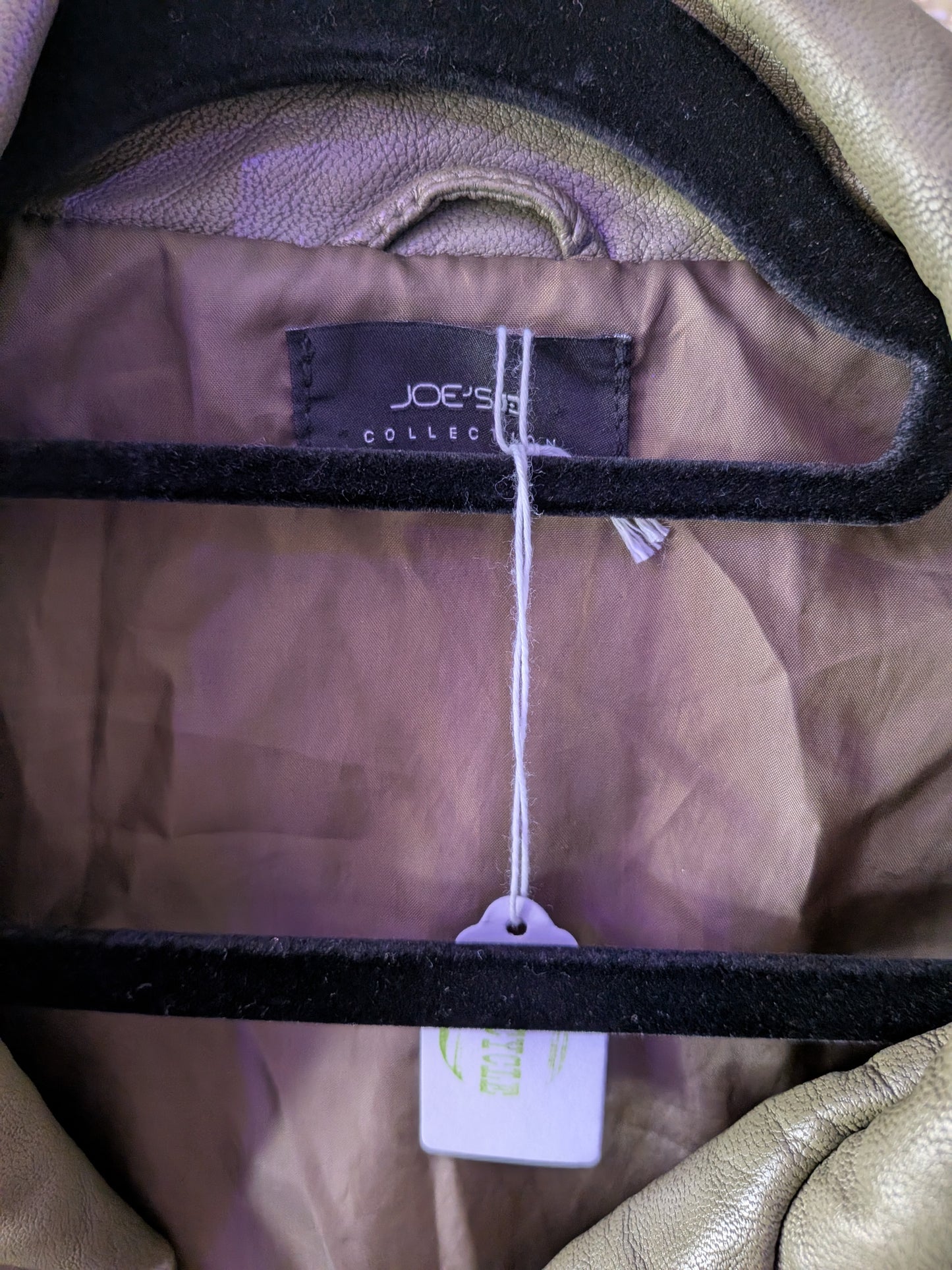 Joe's Collection XS Green Moto Jackets