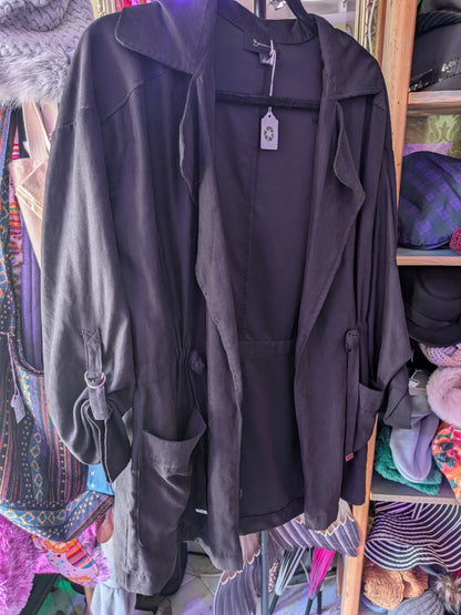 BeCool Small Open Black Cardigan Lightweight Jacket