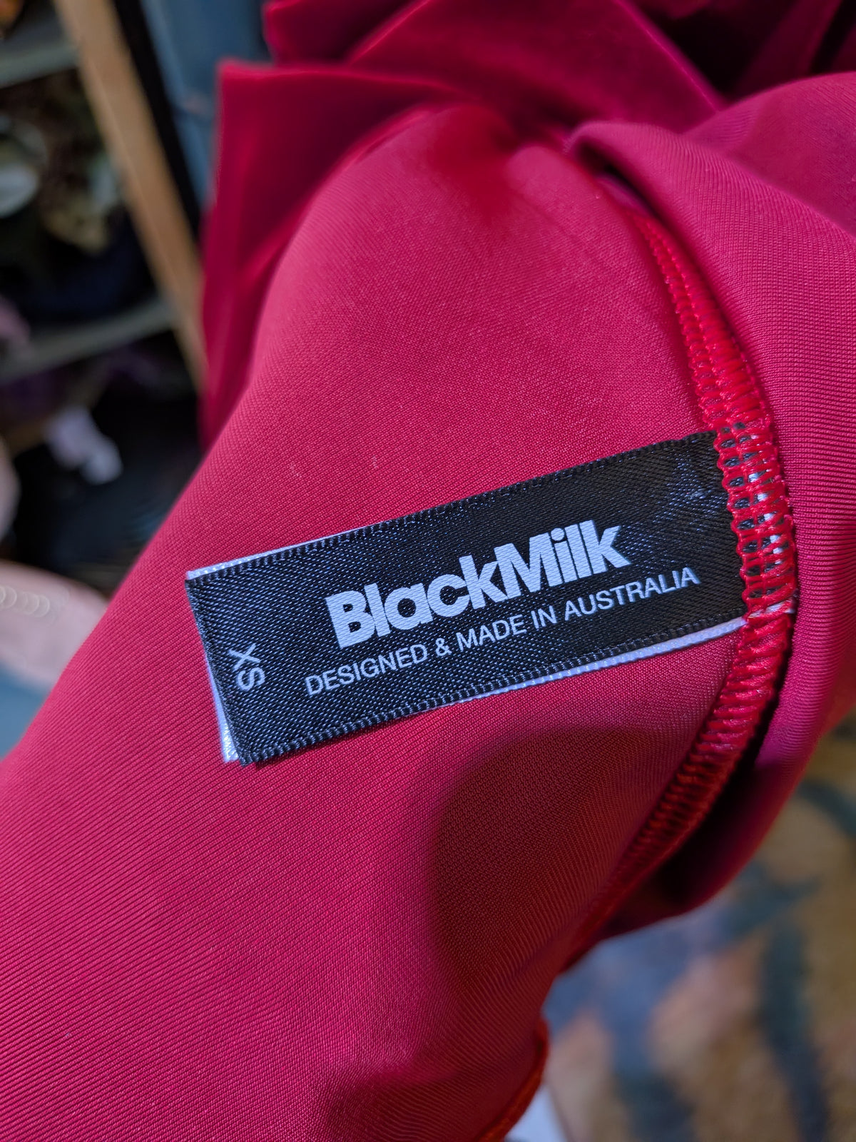 Black Milk XS Velvet Red Dress
