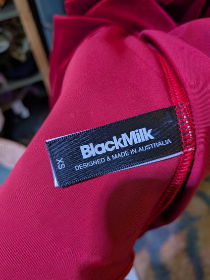 Black Milk XS Velvet Red Dress