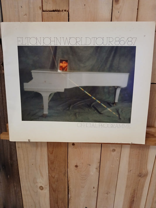 Elton John Program Book World Tour 86/87