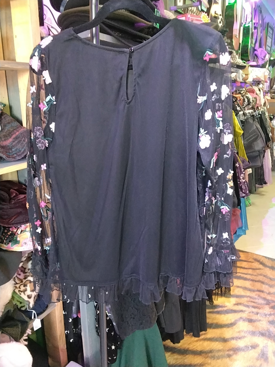 Du Jour floral lace top