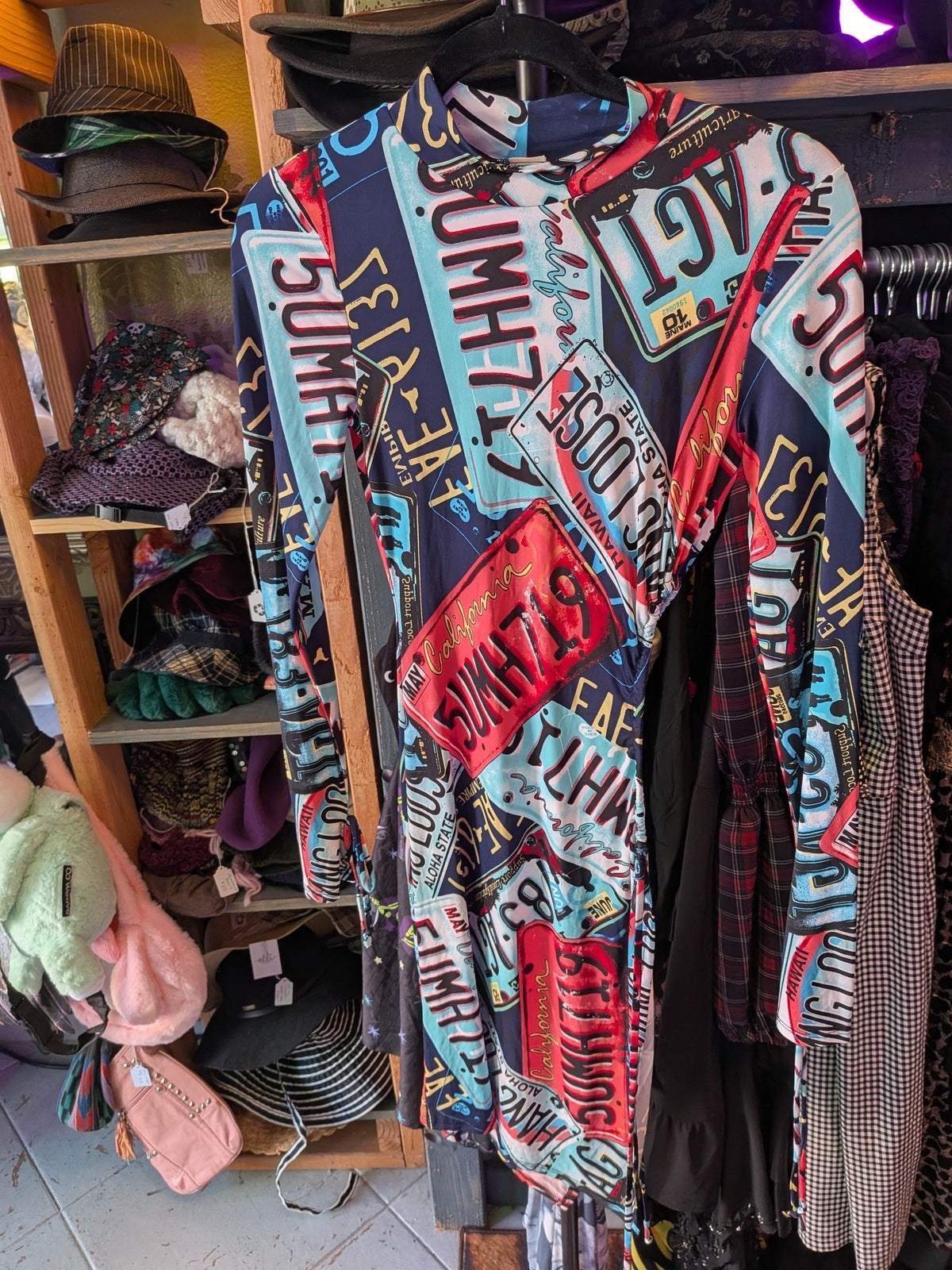 Boutique Los Angeles Small License Plates Dress