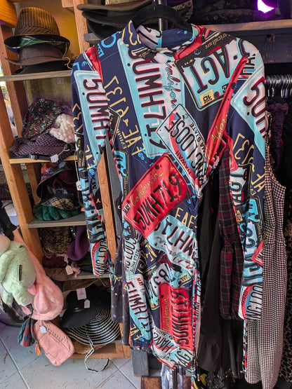 Boutique Los Angeles Small License Plates Dress
