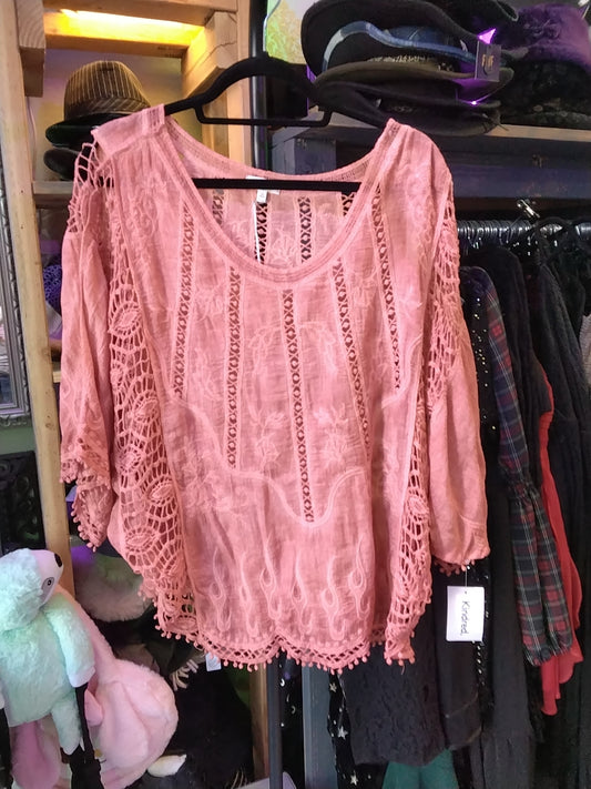 Kindred 2x orange/salmon top