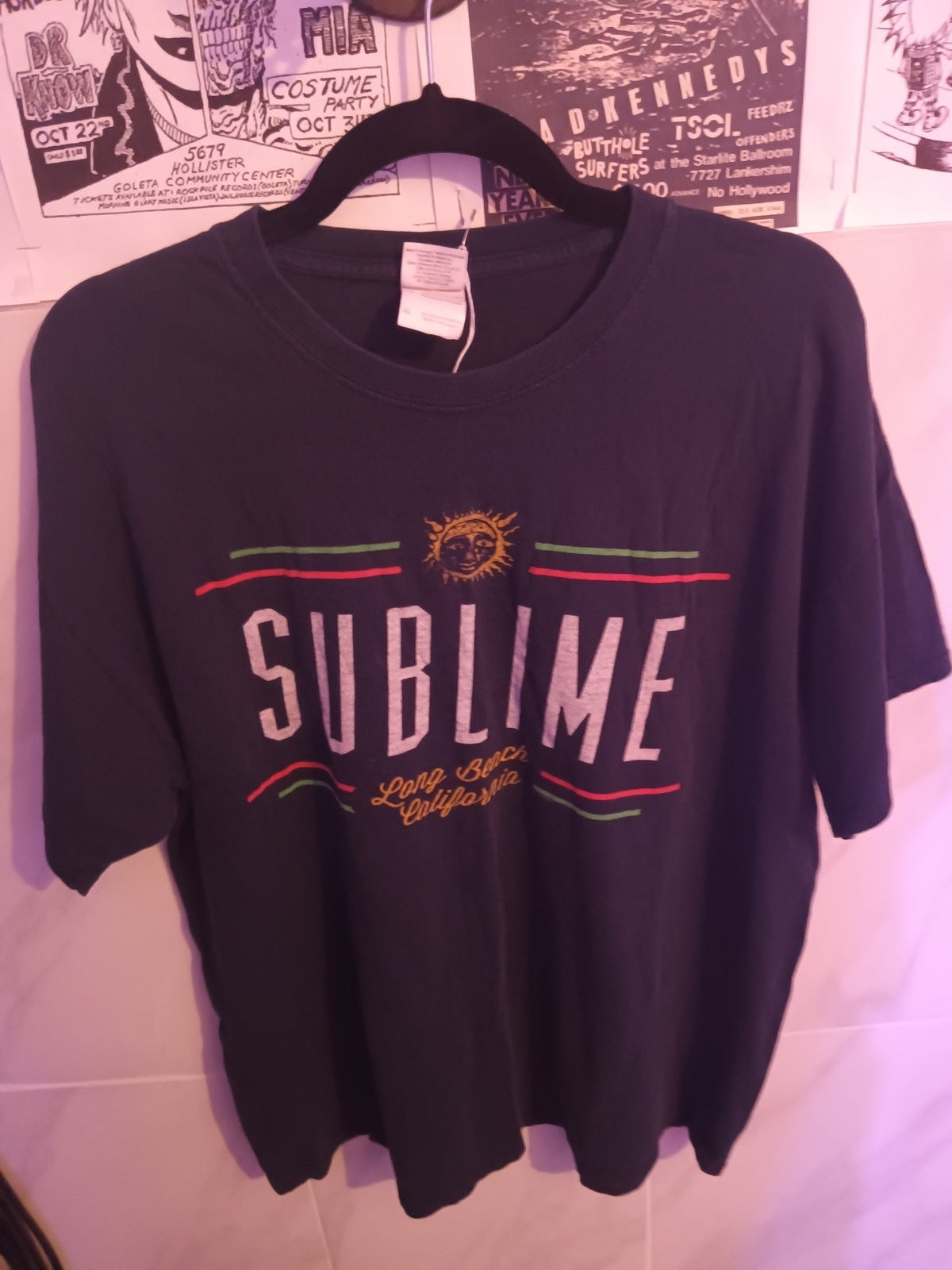 Sublime LBC XL Black Y2K T-shirt
