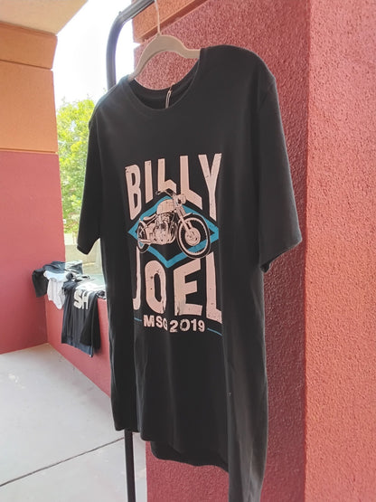 Billy Joel At The Garden MSG Concert Band T-Shirt 2019 Black XL