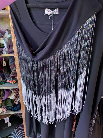 Idyllwind Small Black Fringe Dress Vampire Cowboy