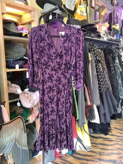 Calvin Klein purple fairy cream dress