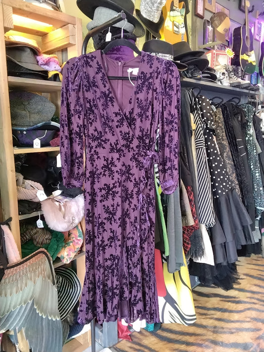 Calvin Klein purple fairy cream dress