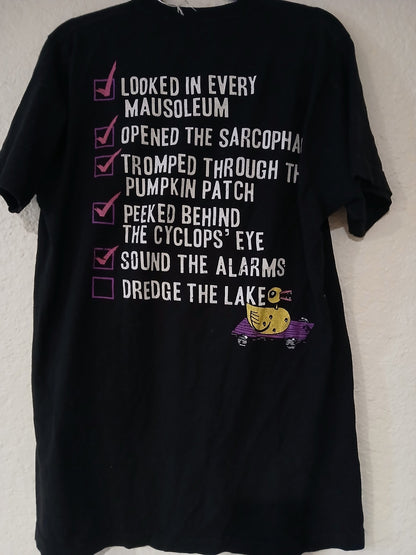 Jack Skellington "Missing" Nightmare Before Christmas Official Merchandise Men's T-Shirt Size Medium
