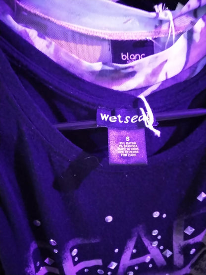 Wetseal small black tiger tank