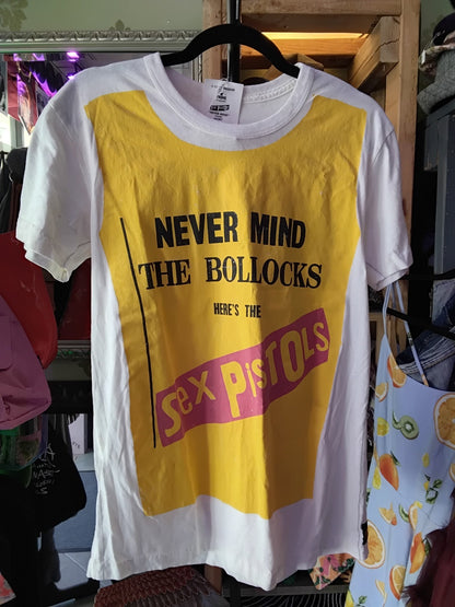 *RARE* The Sex Pistols "Never Mind The Bollocks" Trunk Ltd Limited 1-15-12 Release Band T-Shirt White M With Tags
