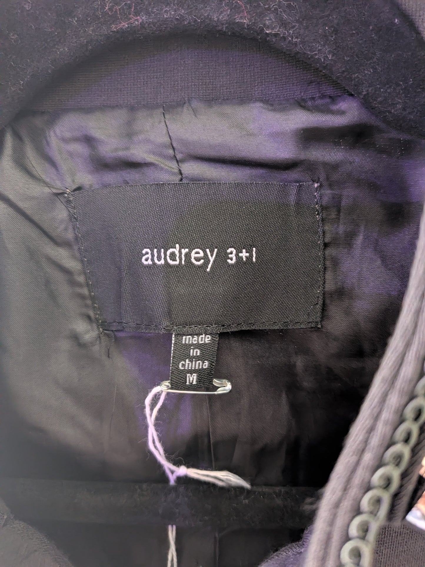 Audrey 3+1 medium Black Goth Jacket