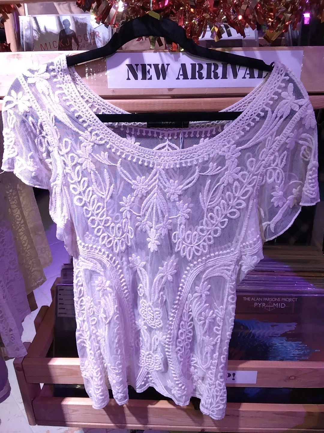 Dulce White Lace Top