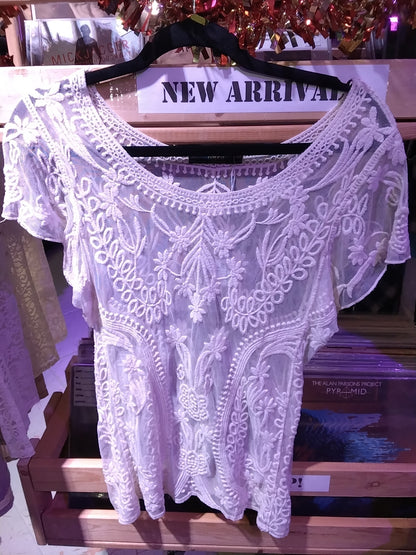 Dulce White Lace Top