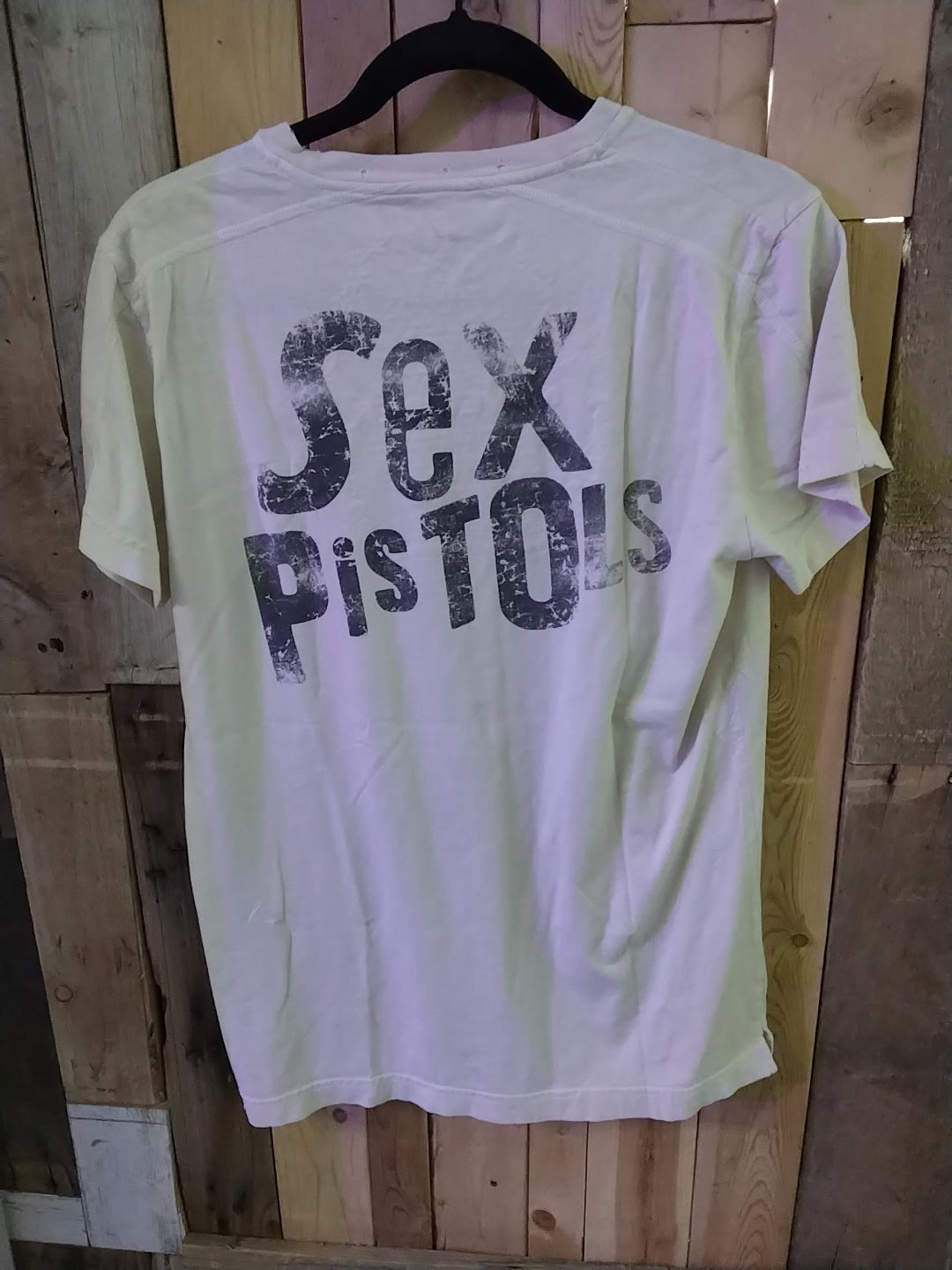 RARE LIVE NATION Off White Sex Pistols Signature Newwork T-Shirt