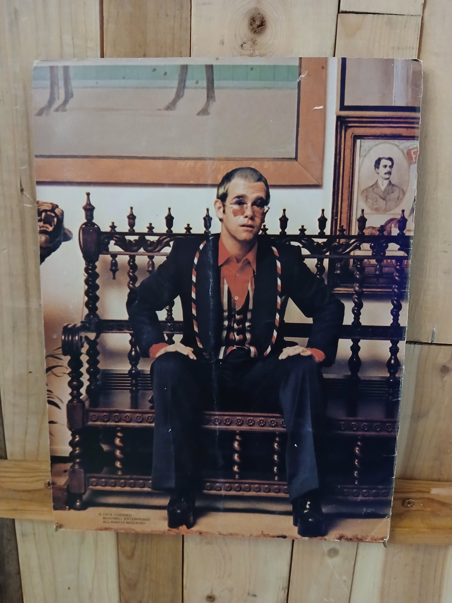 Elton John 1974 Tour Official Program Book