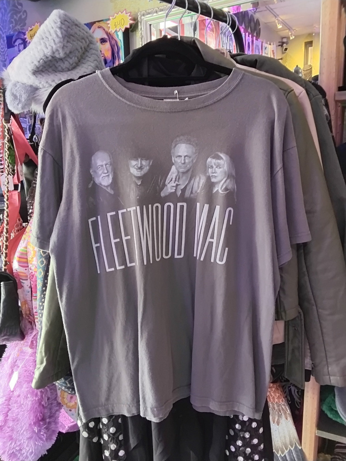 *AS IS* Fleetwood Mac Live 2013 Tour Band T-Shirt Gray L