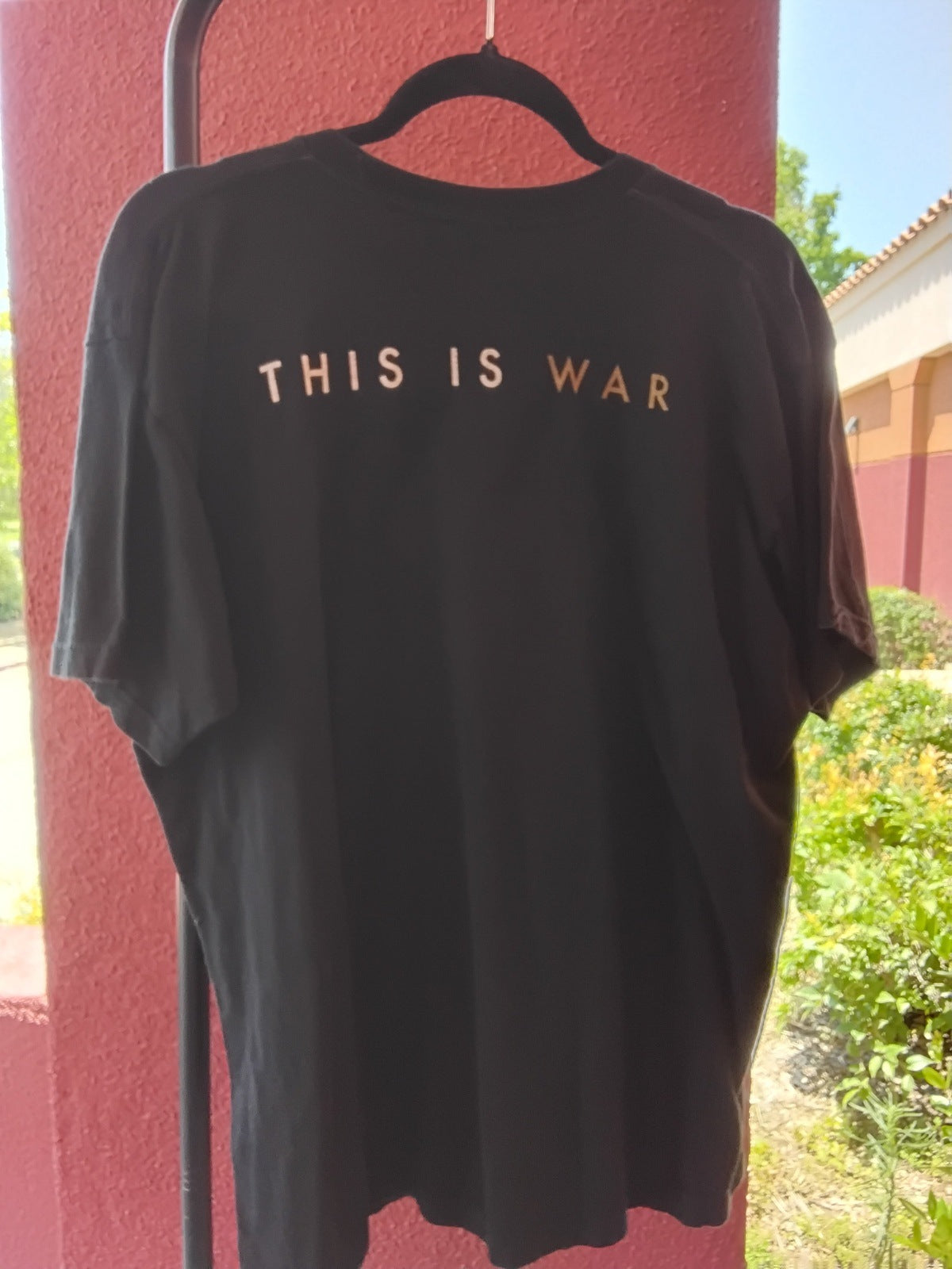 Bush This Is War Band T-Shirt Black Large