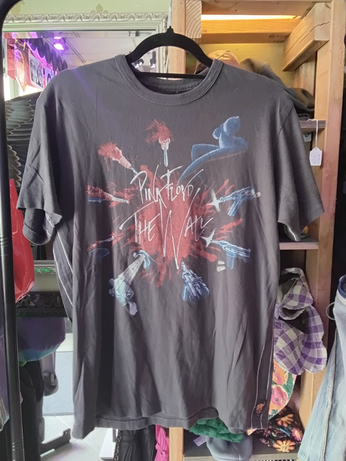*RARE* Pink Floyd "The Wall" Trunk Ltd Band T-Shirt Gray M