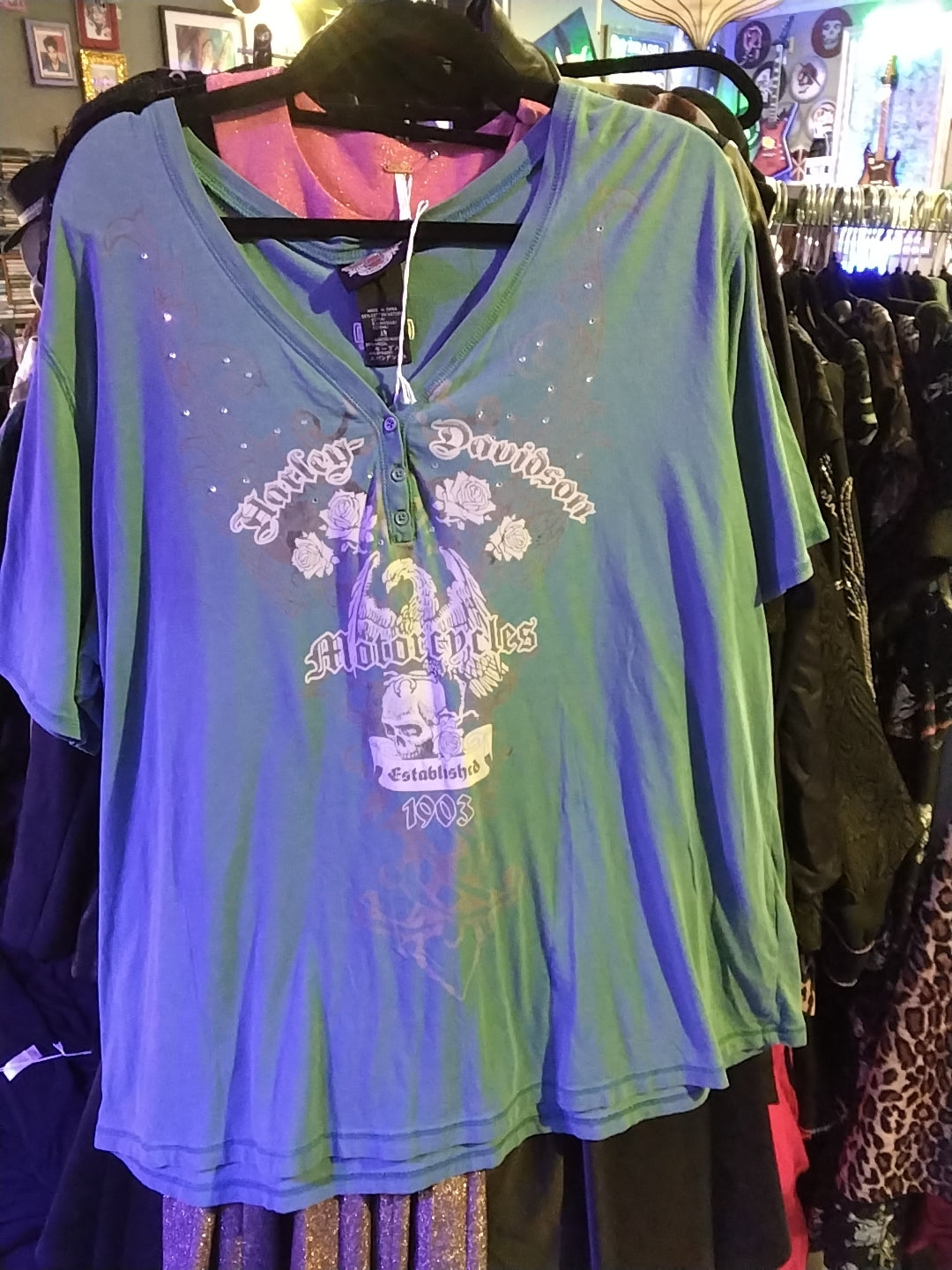 Harley Davidson Blue T-shirt