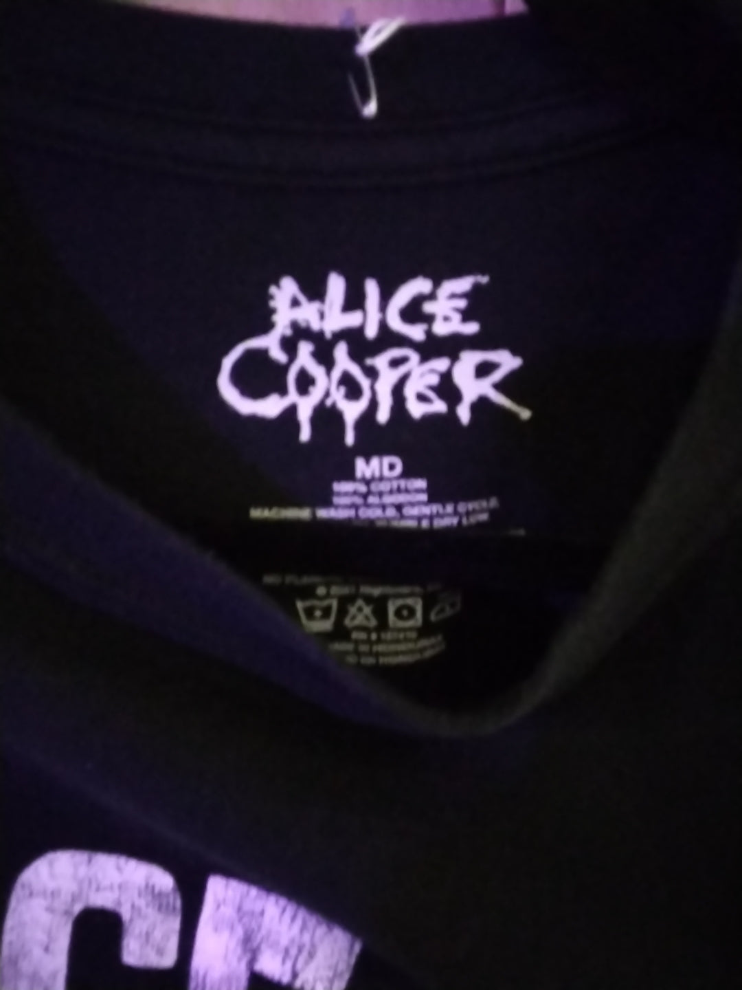Alice Cooper T-shirt Size Medium