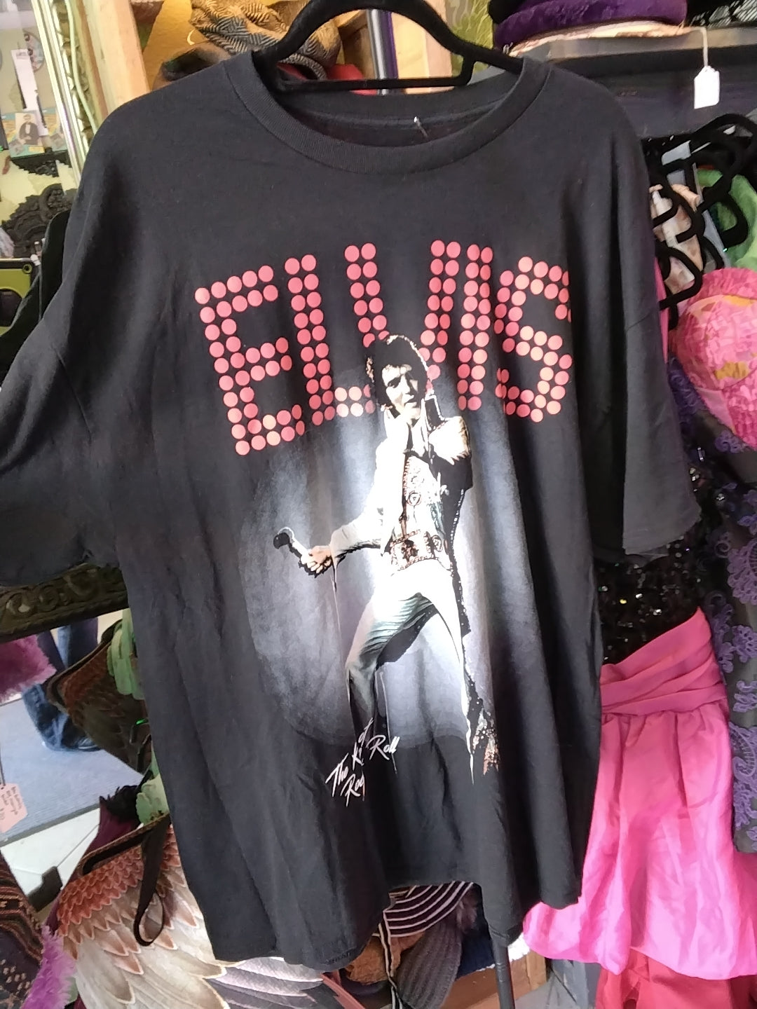 Elvis XXL black tee, The king of rock & roll