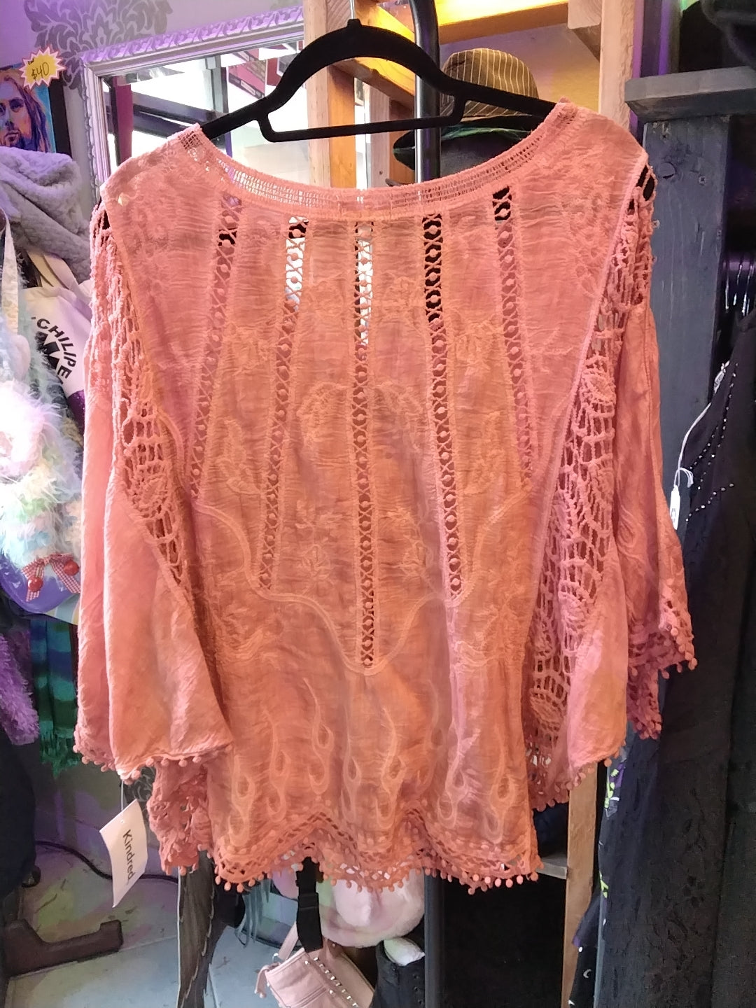Kindred 2x orange/salmon top