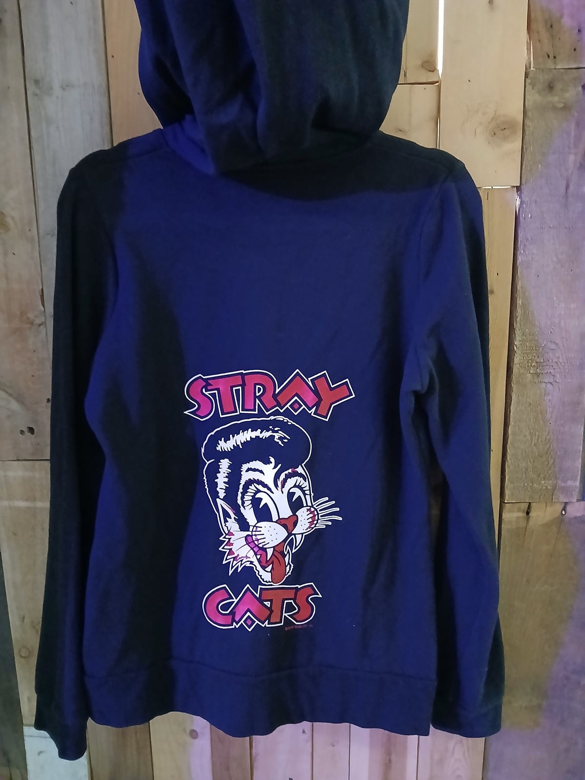 Stray Cats Official Merchandise Hoodie by Sourpuss Men's Size Large