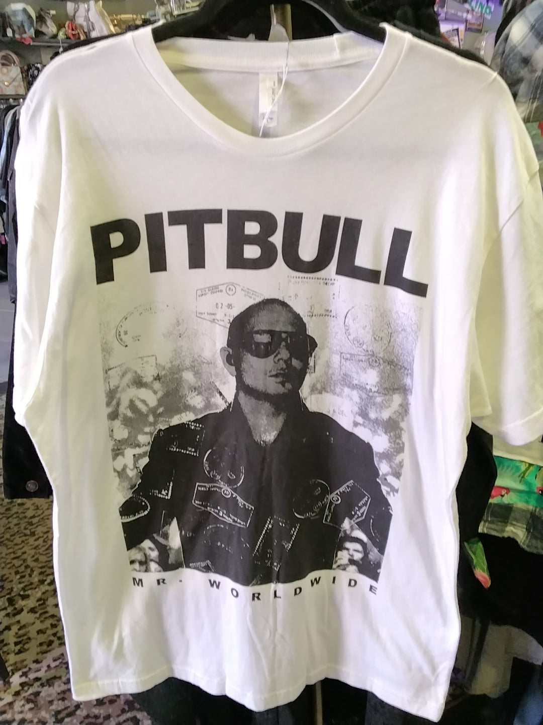 Pitbull Mr Worldwide T-shirt Large
