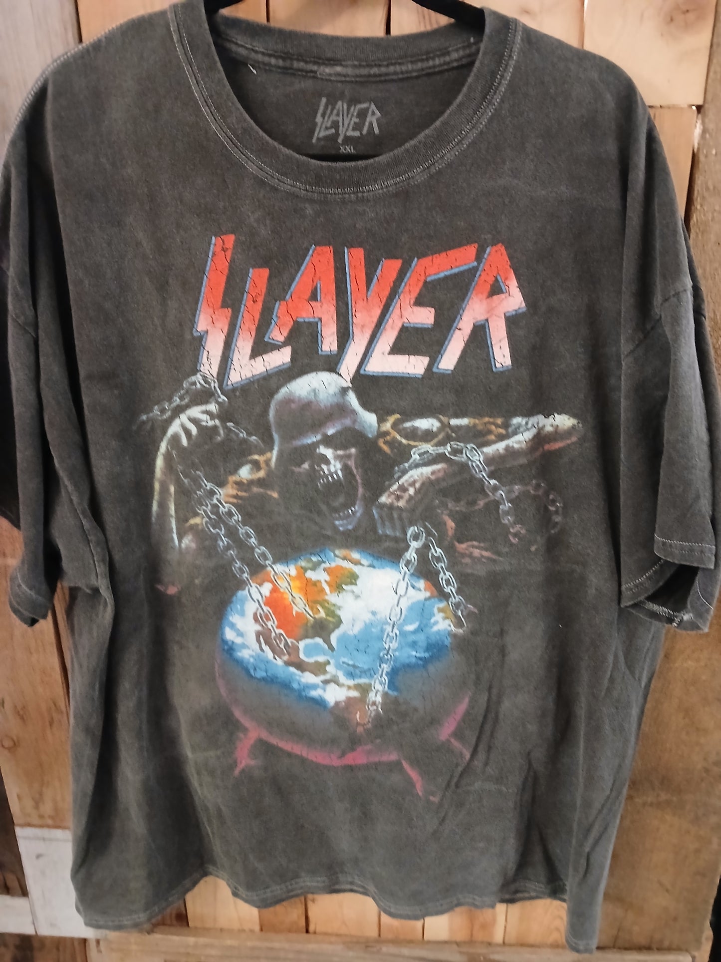 Slayer North American Intourvention Men's T-Shirt Size 2XL
