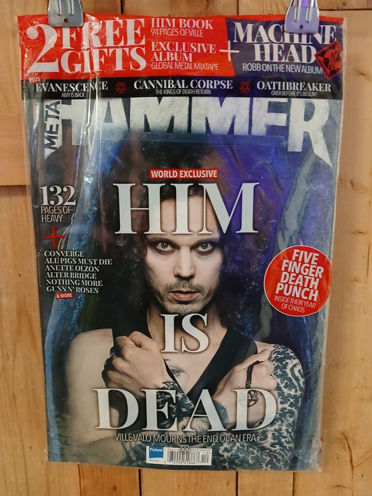 December 2017 Metal Hammer Magazine Sealed with Him Book and 12 Track Global Metal CD Mixtape