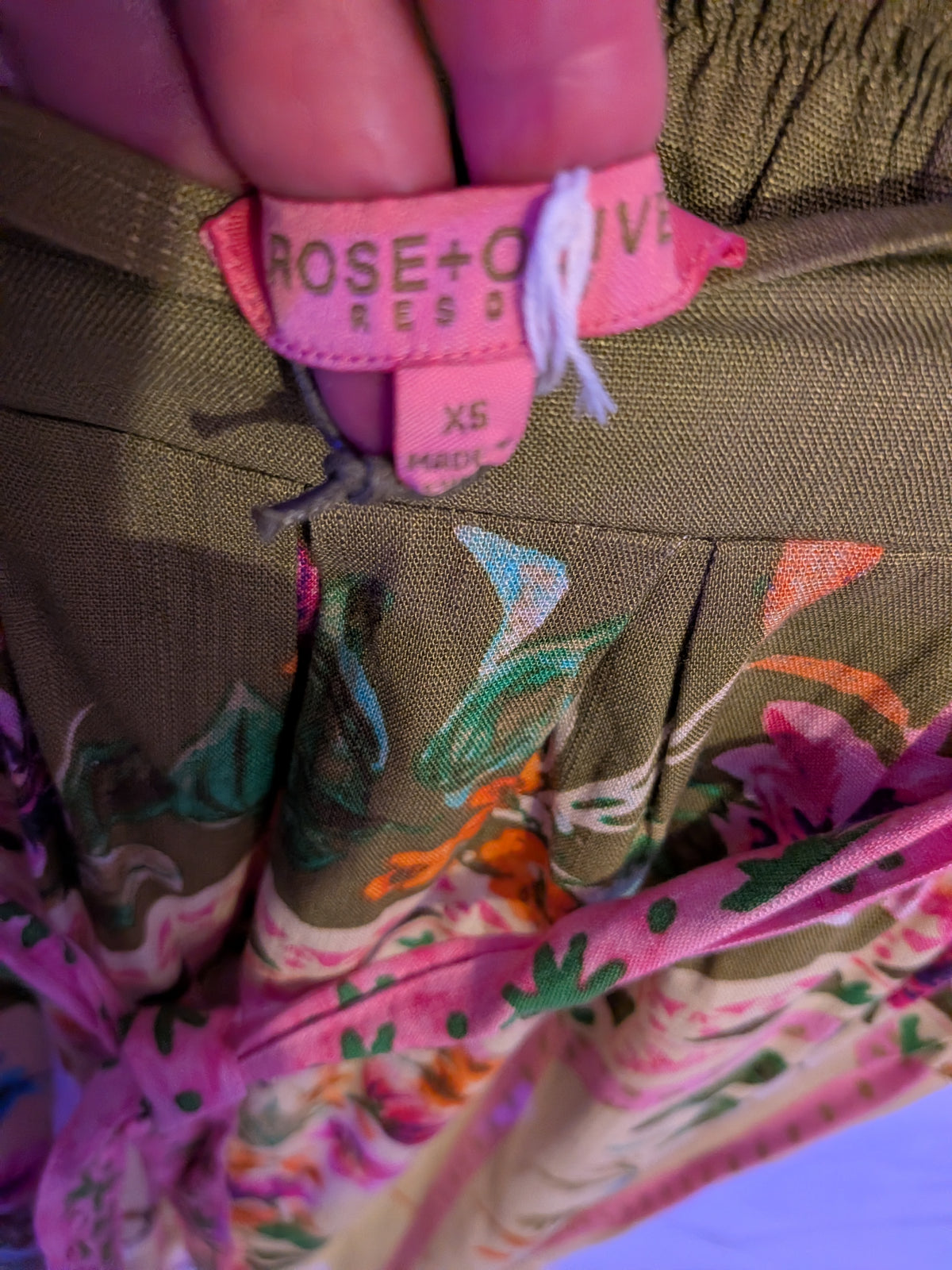Rose + Olive XS New with tags boho pants
