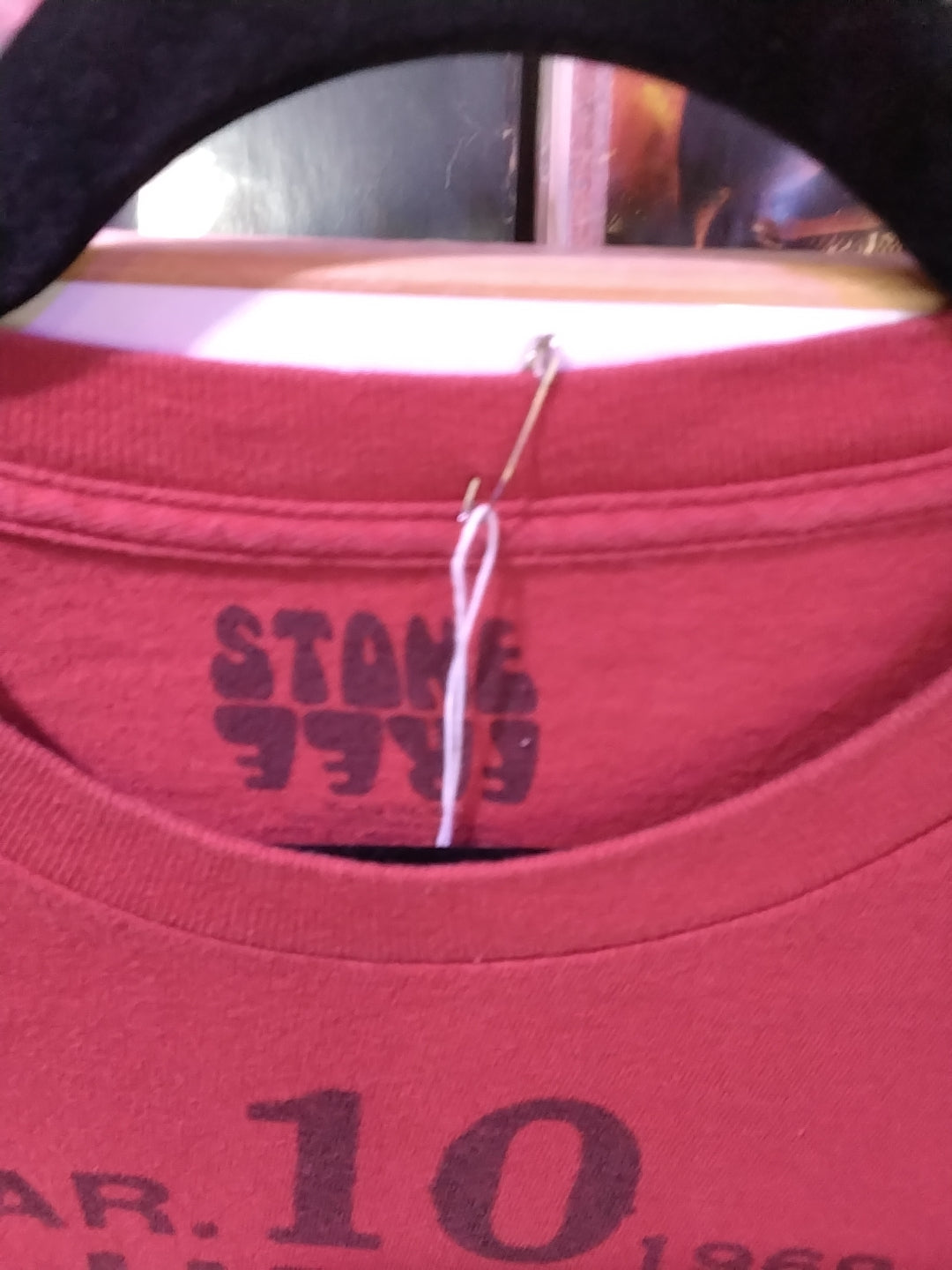 Jimi Hendrix Red T-shirt XL