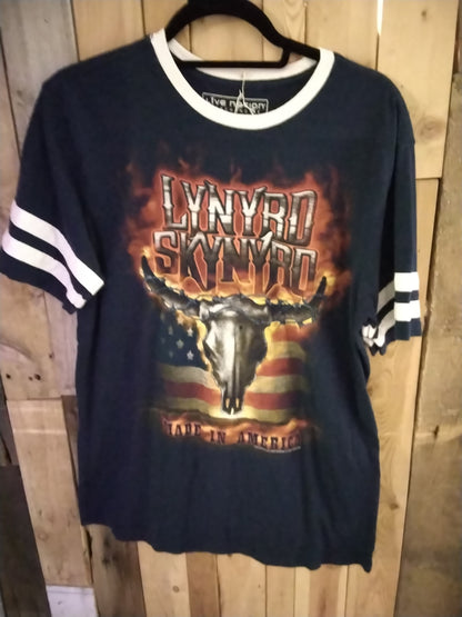 Lynyrd Skynyrd navy tshirt size large