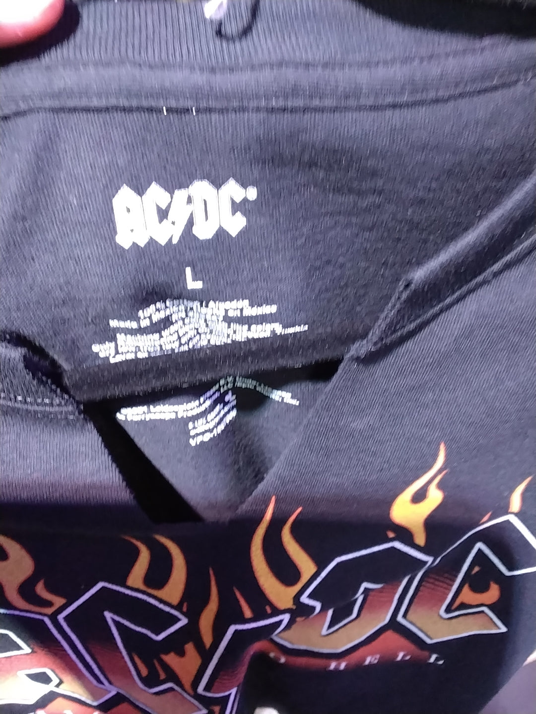 ACDC Cropped tank top