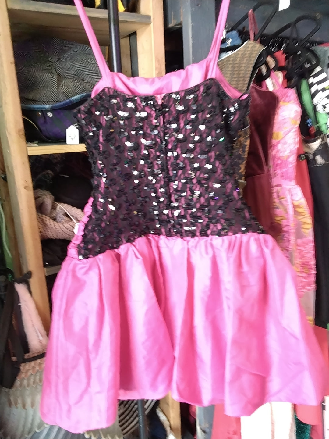 Vintage 1980s pink dress