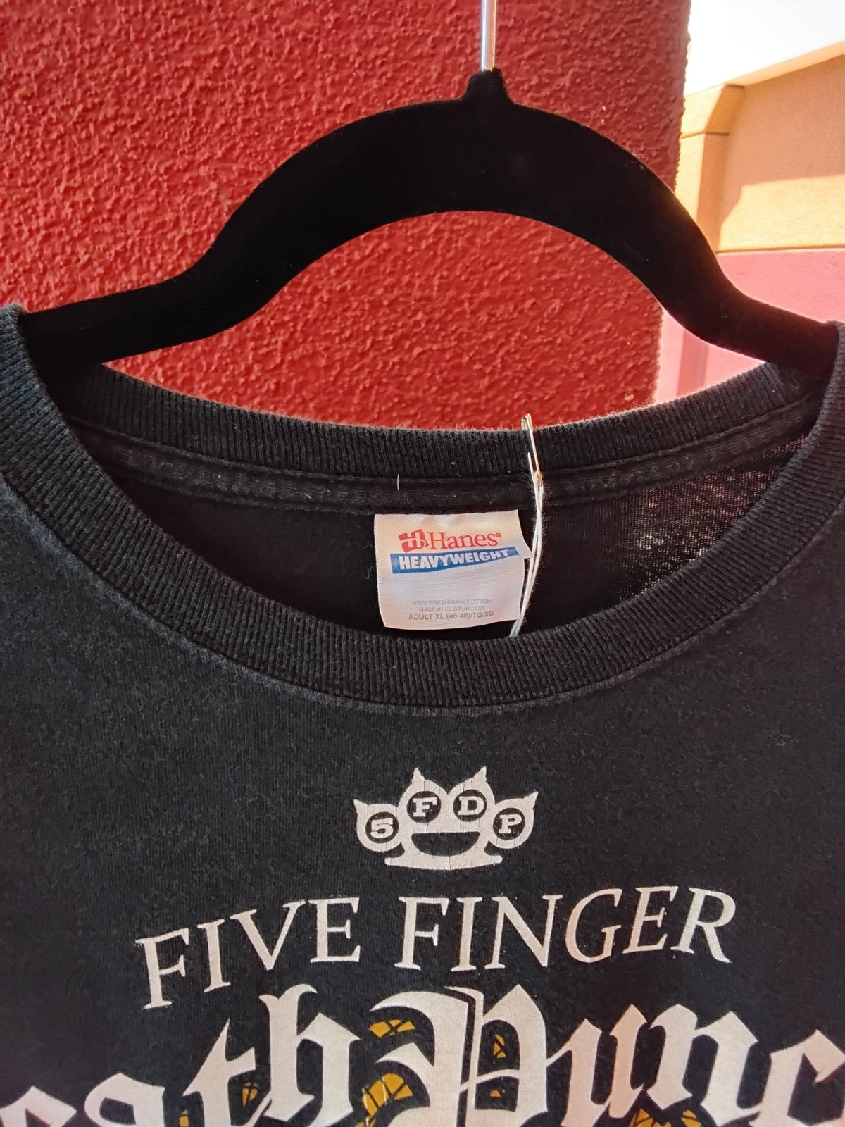 Five Finger Death Prince War Is The Answer Band T-Shirt Black XL