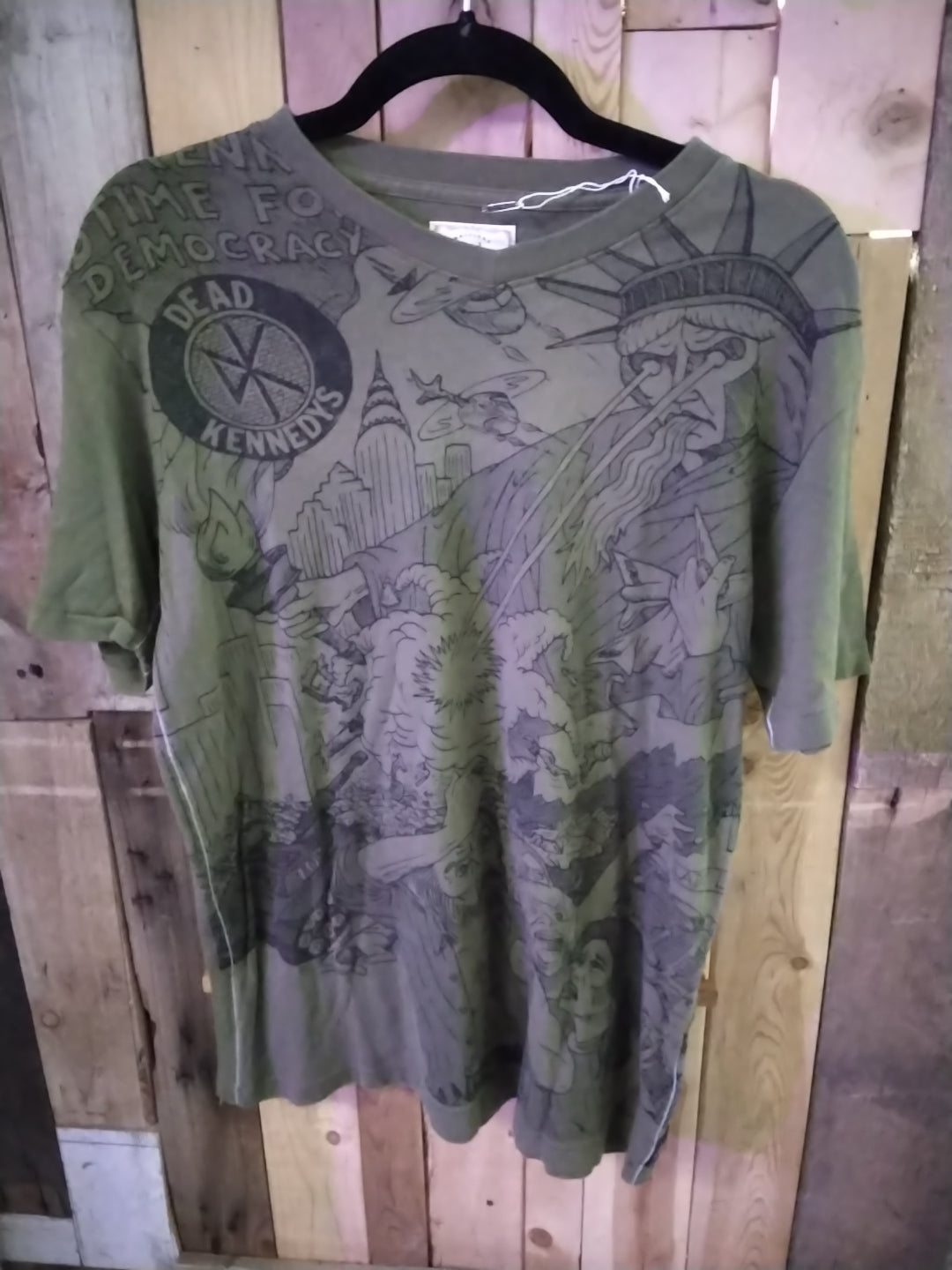 RARE Green TRUNK LTD. Dead Kennedys T-Shirt Size Med