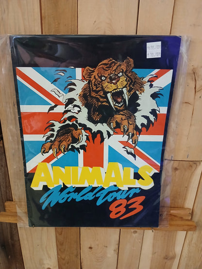 Animals 1983 World Tour Official Program Book