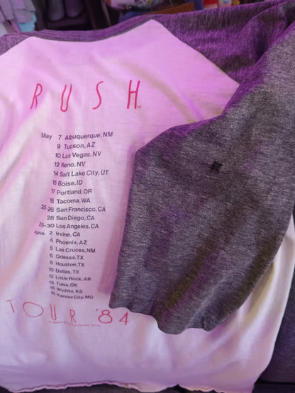 Vintage RUSH Grace Under Pressure 1984 Tour Shirt