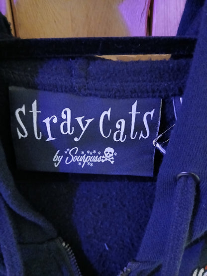 Stray Cats Official Merchandise Hoodie by Sourpuss Men's Size Large