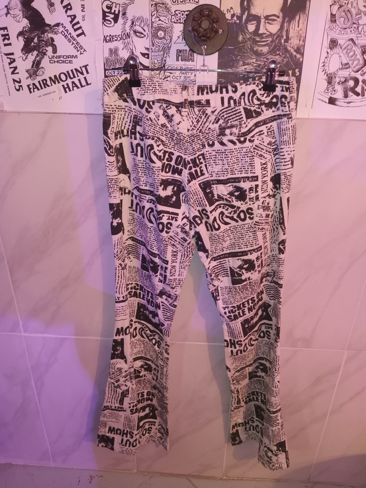 Garage Denim Size 3/26 Newsprint Jeans