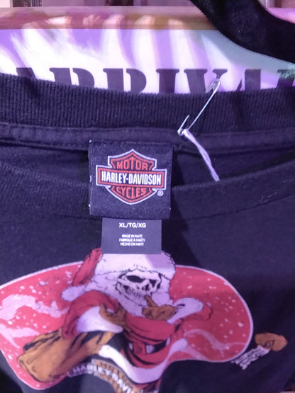 Christmas Harley Davidson T-shirt XL