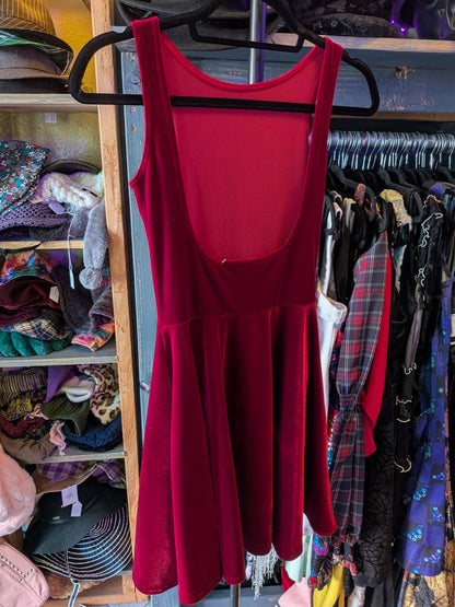 Black Milk XS Velvet Red Dress
